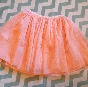 Pink tutu with gold sparkles!
